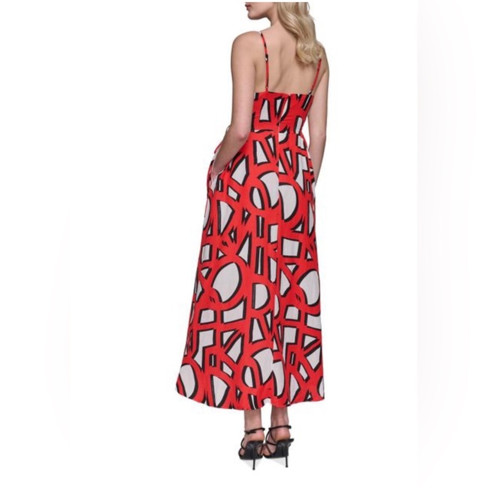 Karl Lagerfeld
Women's Blue Floral-print Lace-up‎ Midi Dress - Picture 3 of 13